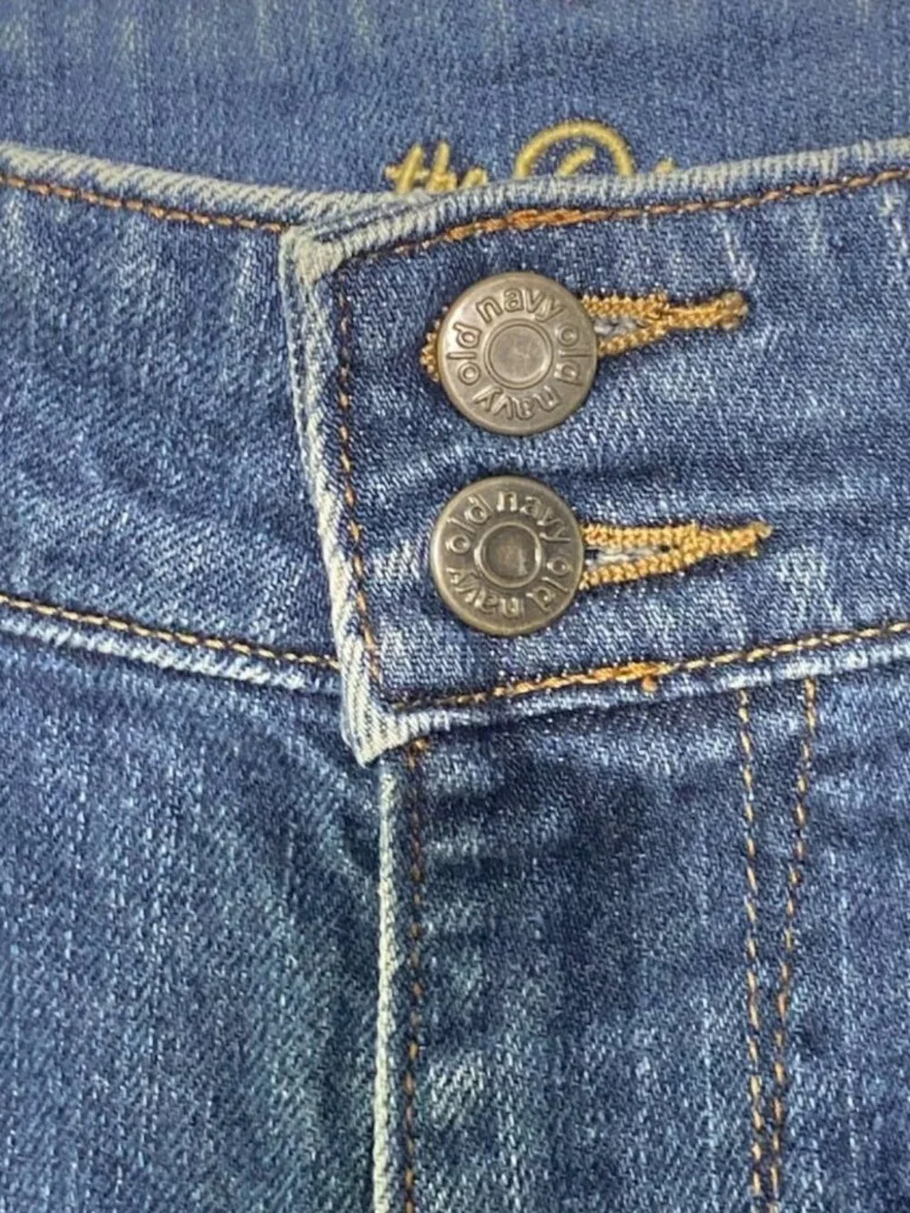 VTG Old Navy The Diva Jeans Ankle Mid Rise Stretch Retro Vibe Medium Wash Sz 10